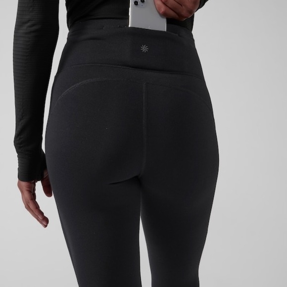 NWT- Athleta Altitude Edge Stash Tight in Polartec Power Large - Picture 4 of 8